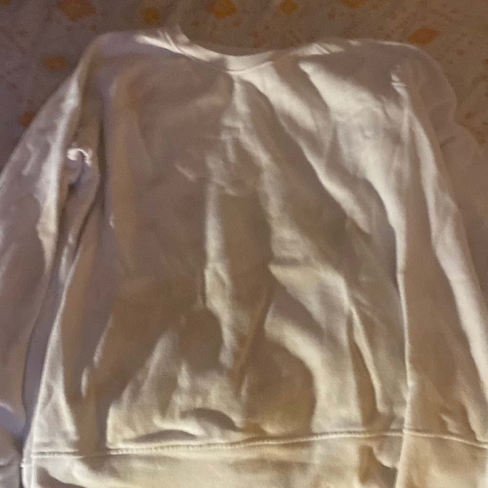 White and Orange Tidye long sleeve